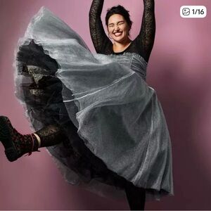 Elegant Gray Lace Dress